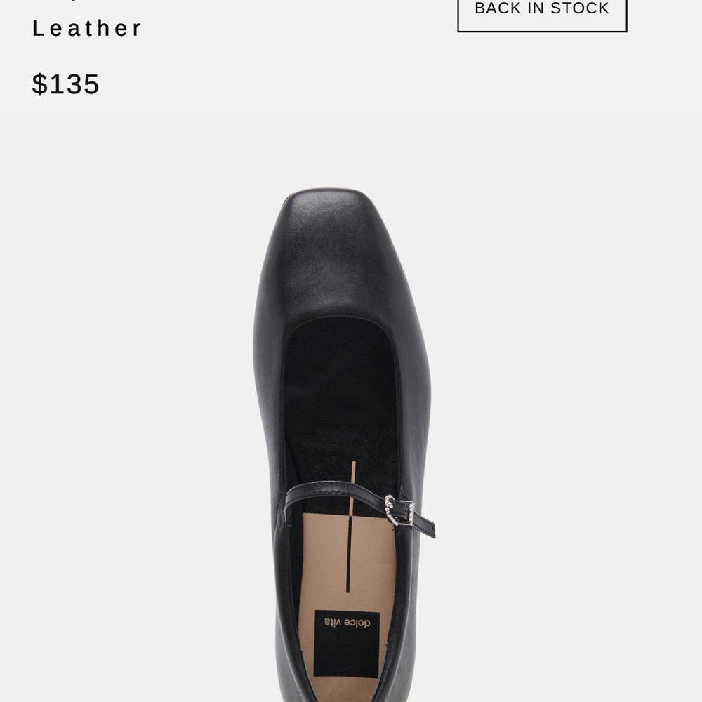 Dolce Vita Reyes ballet Flats, black leather - Picture 2 of 9